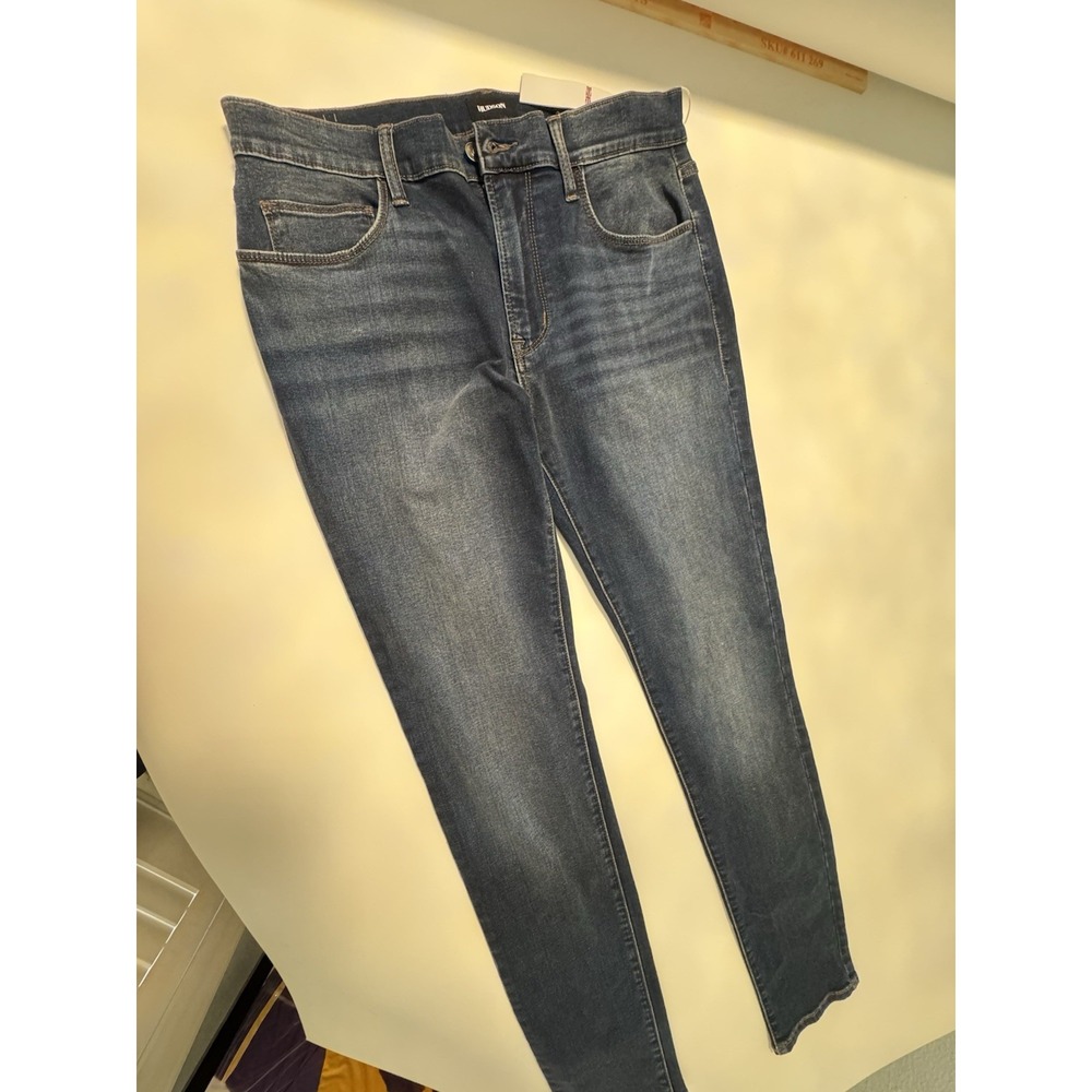Hudson Zane Skinny Jeans Mens 31 Dark Wash Stretch Luxury Denim 45GWPVM6818 NWT